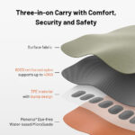 PGYTECH Camera Shoulder Strap Air-Retro Style Meteorite Grey Size L