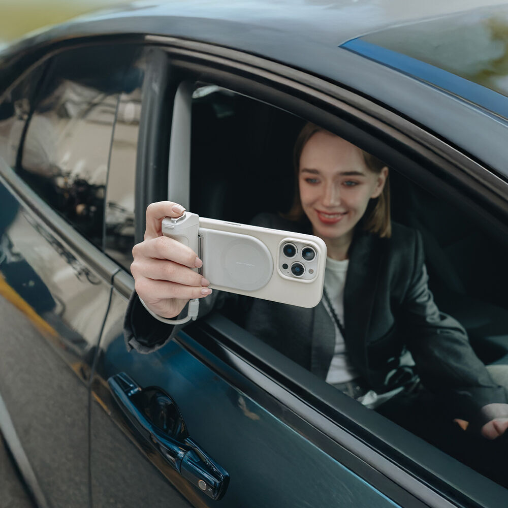 PGYTECH MagCam Phone Grip (Misty Gray)