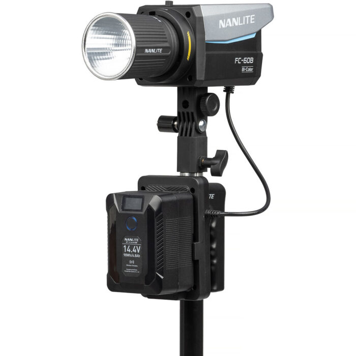 Nanlite BT-BG-V V-mount Battery Grip with DC Connector (4)
