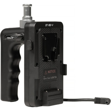 Nanlite BT-BG-V V-mount Battery Grip with DC Connector (4)