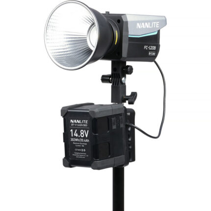 Nanlite V-Mount Battery Grip with 4-Pin XLR Connector