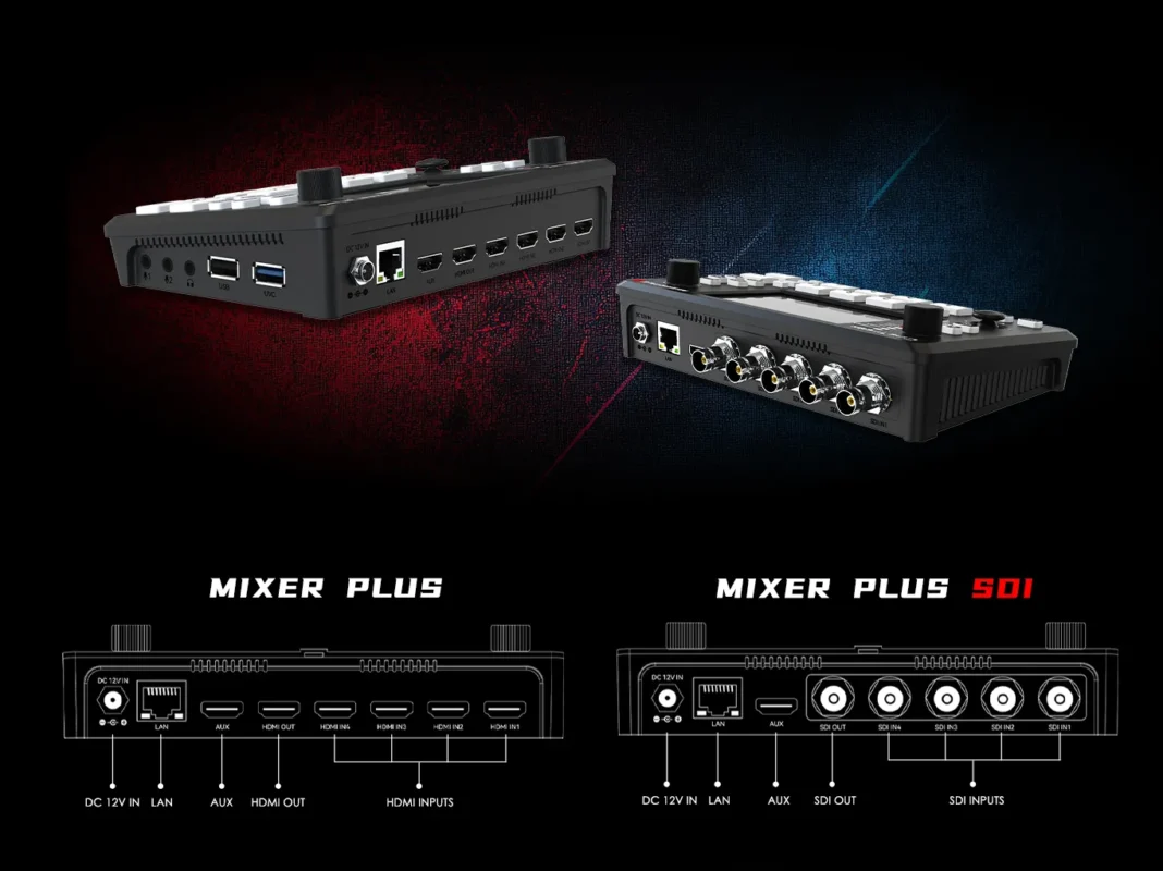 Mixer Plus - Video Switcher ราคาถูก ระดับมืออาชีพขนาดพกพา