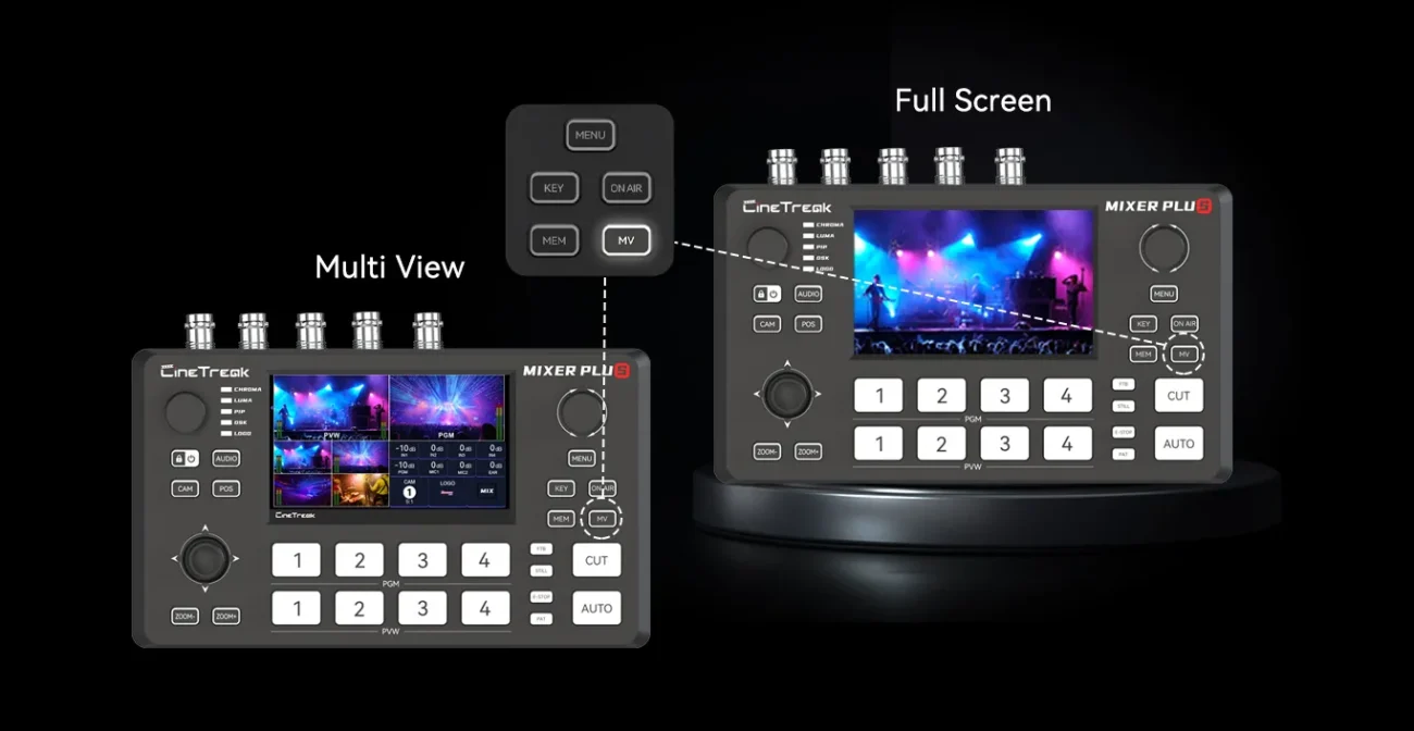 Mixer Plus - Video Switcher ราคาถูก ระดับมืออาชีพขนาดพกพา